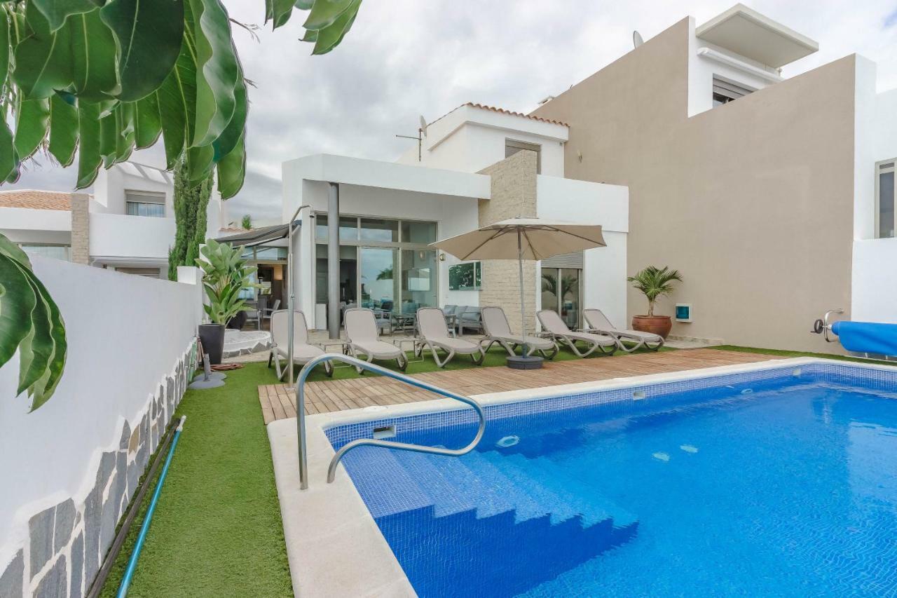 Villa Isabella, Luxury Villa With Heated Pool Ocean View In Adeje, Tenerife Costa Adeje  Exterior photo